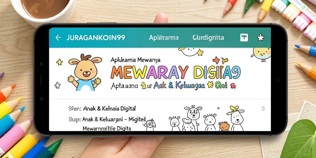 Tampilan antarmuka JURAGANKOIN99 yang menarik dan ramah anak.
