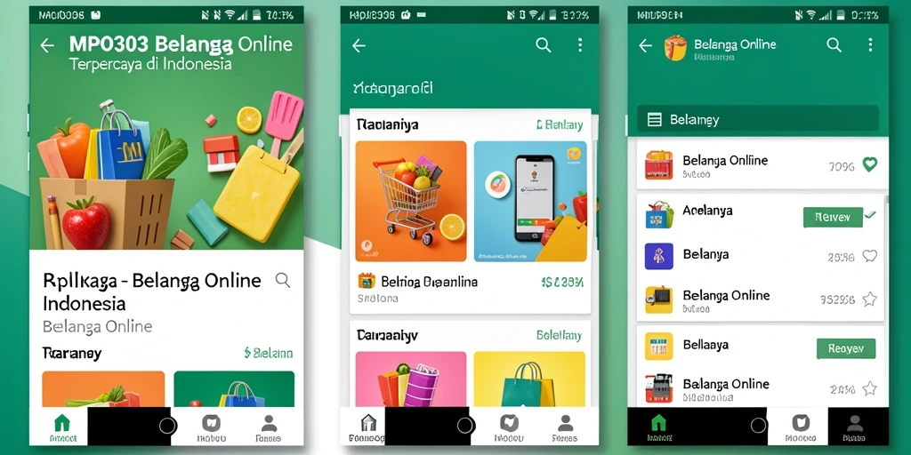 Tampilan antarmuka aplikasi MPO303 dalam berbelanja online.