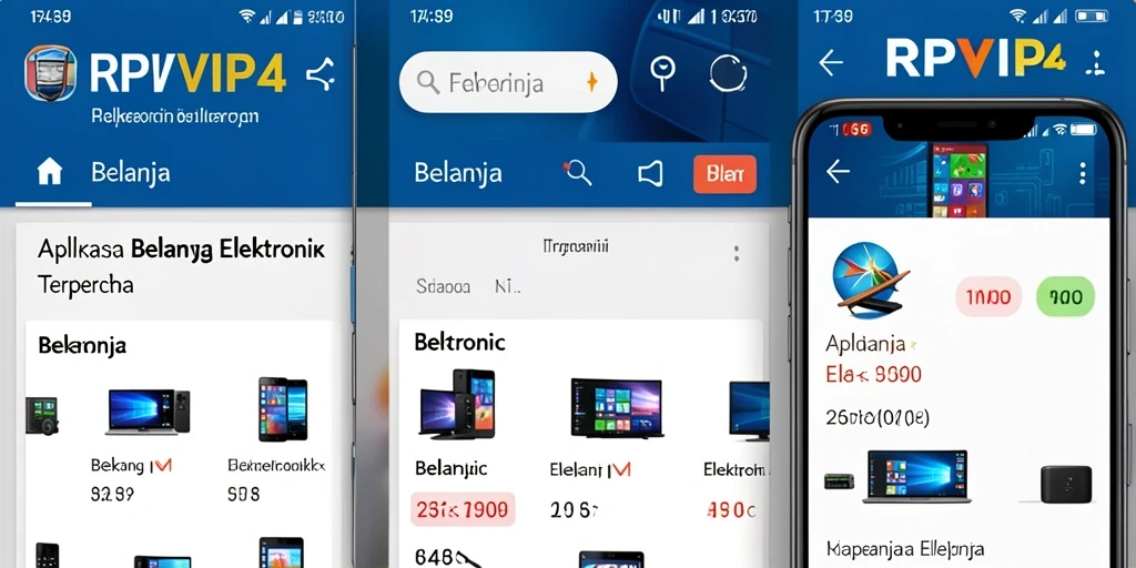 Antarmuka aplikasi RPVIP4 yang mudah digunakan dan menarik.
